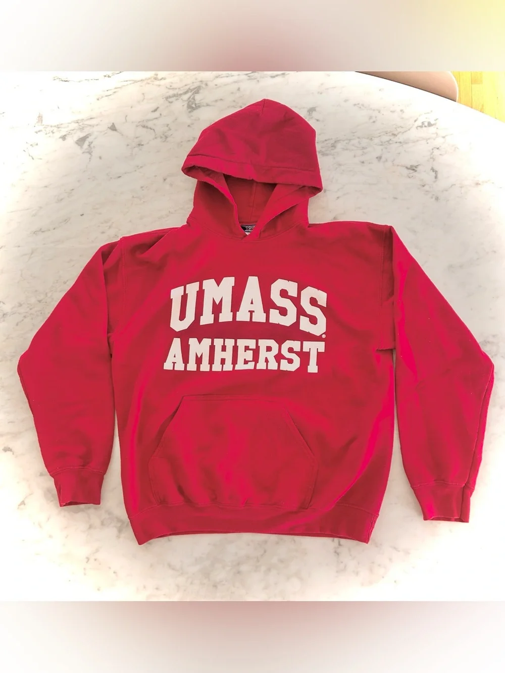 UMass Amherst Hoodie Size M University of Massachusetts College Sweatshirt - Picture 1 of 4